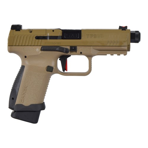 CYBERGUN PISTOLA A GAS CANIK TP9 ELITE COMBAT FLAT DARK EARTH (CG-CA0101)