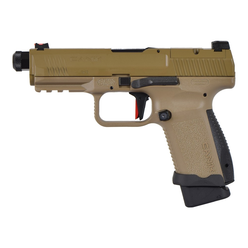 CYBERGUN PISTOLA A GAS CANIK TP9 ELITE COMBAT FLAT DARK EARTH (CG-CA0101)