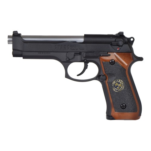 WE PISTOLA A GAS M92 BIOHAZARD NERA (W2058B)