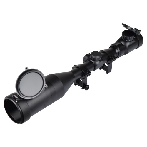 SNOW WOLF OTTICA ILLUMINATA ZOOM 3X-9X LENTE 50mm NERO (SW-0219)