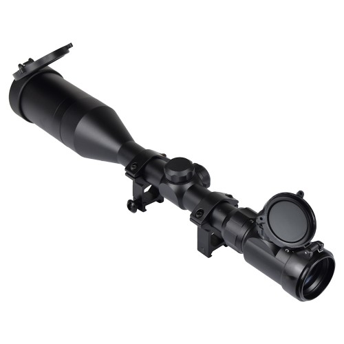 SNOW WOLF OTTICA ILLUMINATA ZOOM 3X-9X LENTE 50mm NERO (SW-0219)