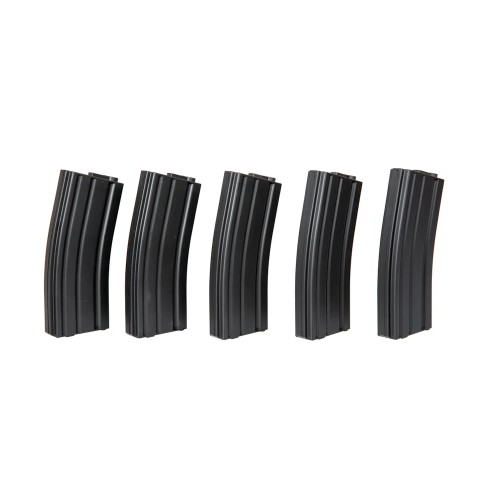 SPECNA ARMS SET 5x CARICATORI MID-CAP 140 COLPI PER SERIE M4/M16 NERO (SPE-05-025503)