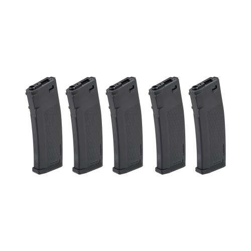 SPECNA ARMS SET 5x CARICATORI HI-CAP S-MAG 380 COLPI PER SERIE M4/M16 NERO (SPE-05-025724)