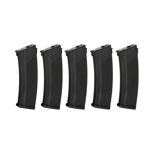 SPECNA ARMS 5x S-MAG MID-CAP MAGAZINES SET 175 ROUNDS FOR J SERIES BLACK (SPE-05-032794)