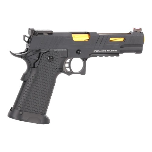 SPECNA ARMS GAS PISTOL SA-VGP09 VAPOR BLACK AND GOLD (SPE-02-047894)