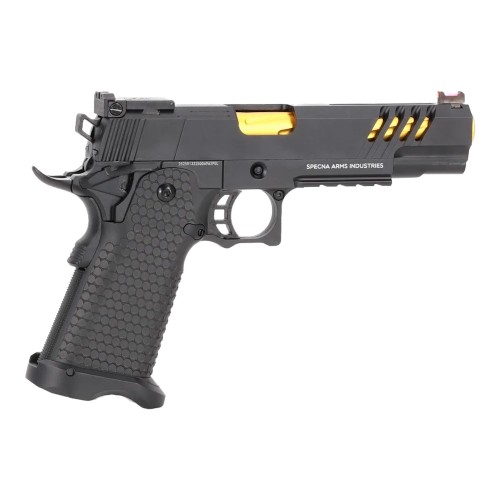 SPECNA ARMS GAS PISTOL SA-VGP10 VAPOR BLACK AND GOLD (SPE-02-047895)