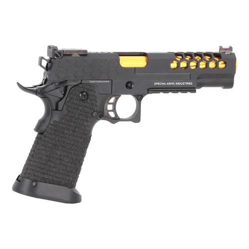 SPECNA ARMS GAS PISTOL SA-VGP15 VAPOR BLACK AND GOLD (SPE-02-047900)