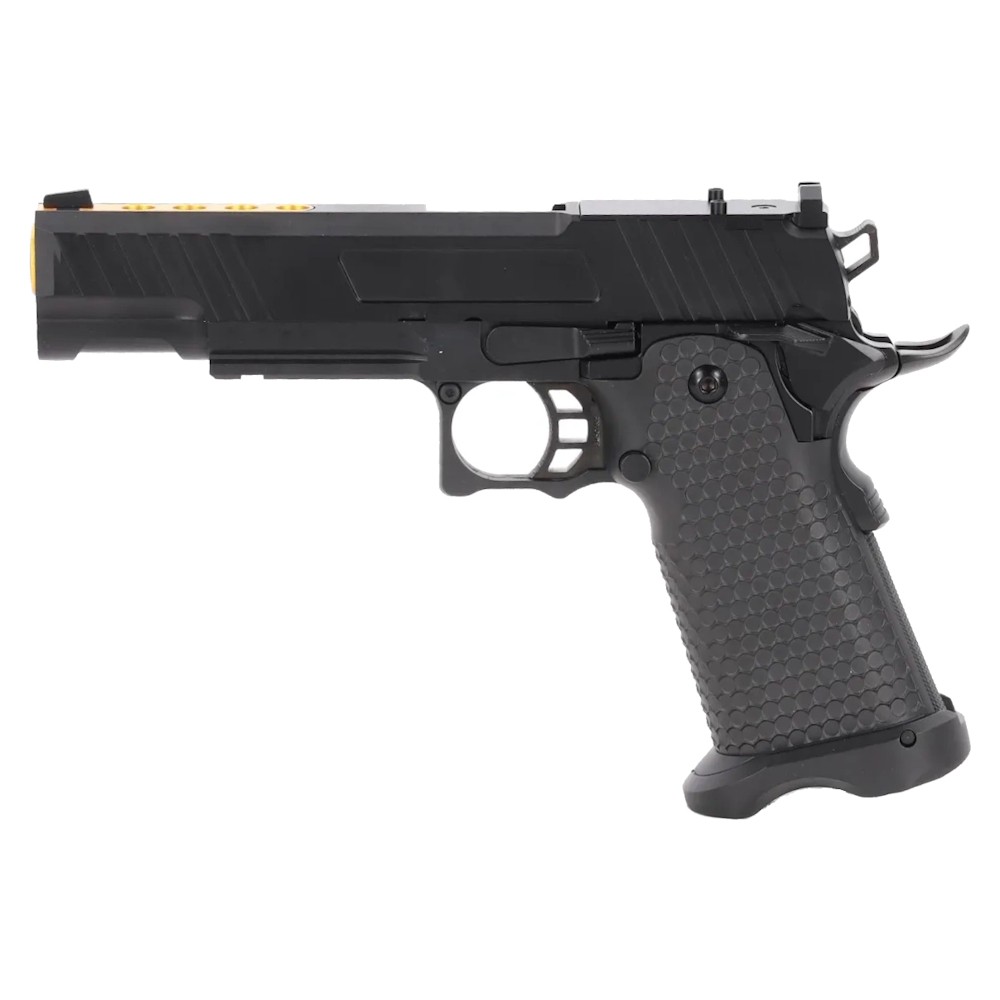 SPECNA ARMS GAS PISTOL SA-VGP19 VAPOR OPTICS READY BLACK-GOLD (SPE-02-047904)