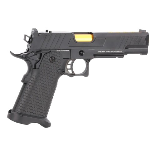 SPECNA ARMS GAS PISTOL SA-VGP19 VAPOR OPTICS READY BLACK-GOLD (SPE-02-047904)