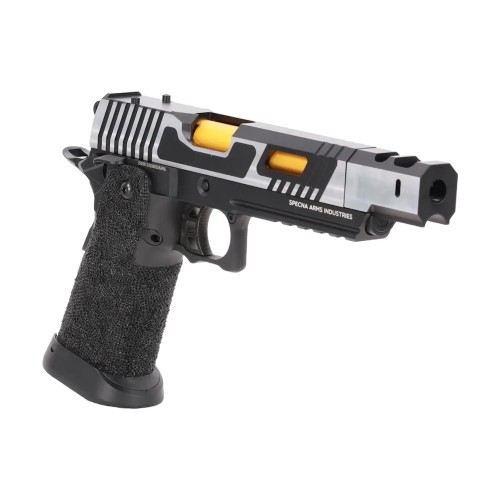 SPECNA ARMS PISTOLA A GAS SA-VGP20 VAPOR OPTICS READY BLACK AND SILVER (SPE-02-047905)