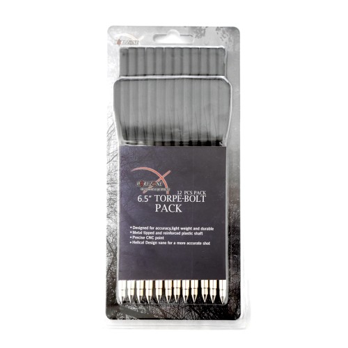 HORI-ZONE 6.5" TORPE BOLTS - 12 PIECES (HZ-046AO)