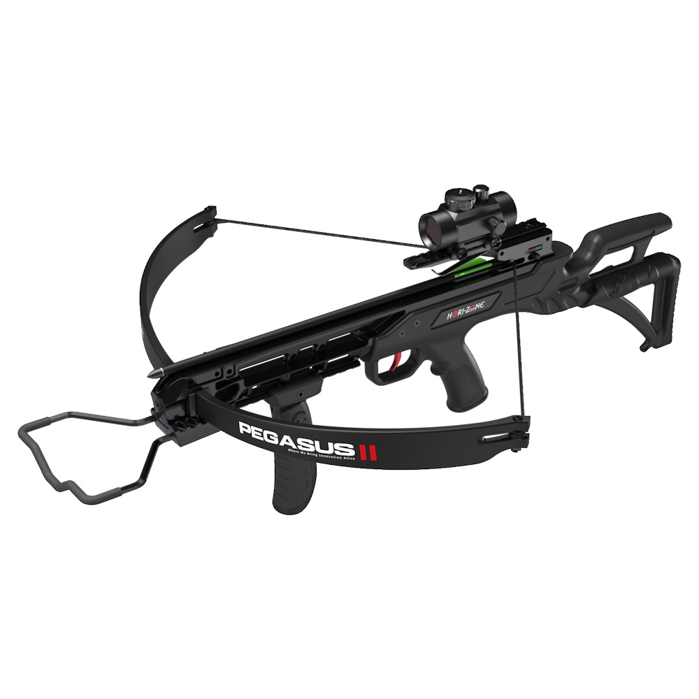 HORI-ZONE RECURVE CROSSBOW PEGASUS II 175LBS BLACK (HZ-PEGASUS2)