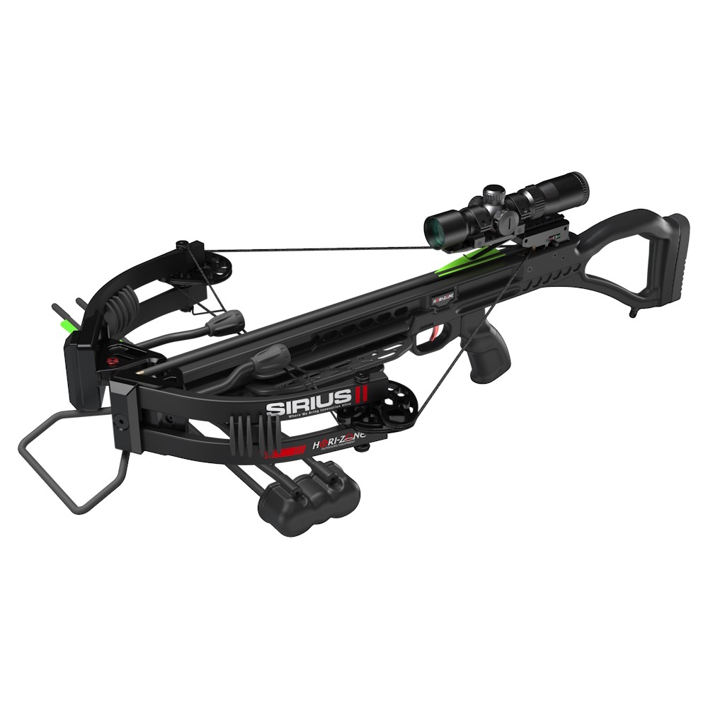 HORI-ZONE COMPOUND CROSSBOW SIRIUS II 190 LBS BLACK (HZ-SIRIUS2)