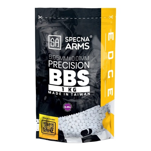 SPECNA ARMS EDGE ULTRA BALL PELLETS 0.20G WHITE 1KG (SPE-16-039958)