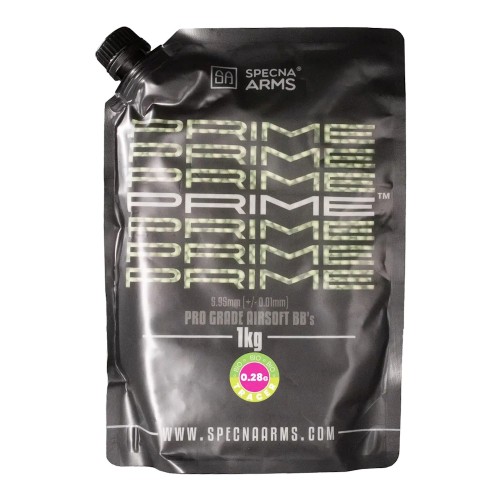 SPECNA ARMS PRIME PRECISION TRACER BIO BALL PELLETS 0.28G GREEN 1KG (SPE-16-044017)