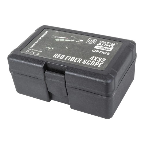 SPECNA ARMS FIBER OPTIC ILLUMINATED 4X32 RIFLE SCOPE BLACK (SPE-10-043884)