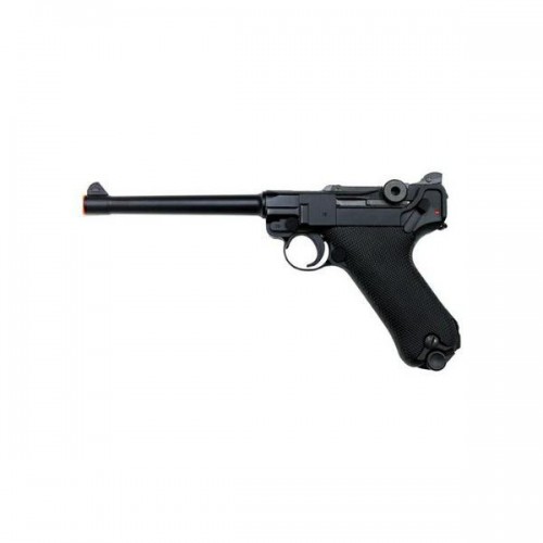 WE PISTOLA A GAS P08 NERA CANNA 6" (W-P08M)