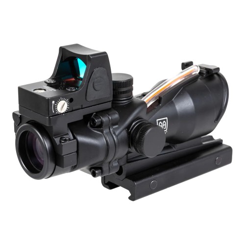 SPECNA ARMS OTTICA 4X32 ILLUMINATA CON FIBRA OTTICA E RED DOT SHARP NERO (SPE-10-043885)