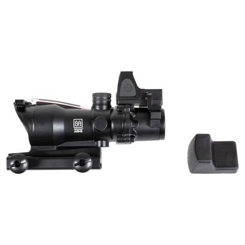 SPECNA ARMS OTTICA 4X32 ILLUMINATA CON FIBRA OTTICA E RED DOT SHARP NERO (SPE-10-043885)
