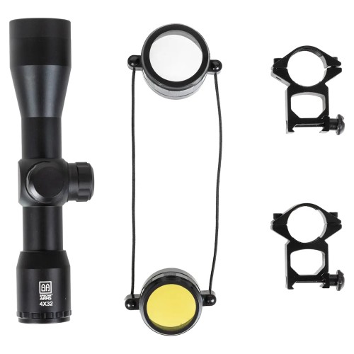 SPECNA ARMS RIFLE SCOPE 4X32 CORE BLACK (SPE-10-043888)