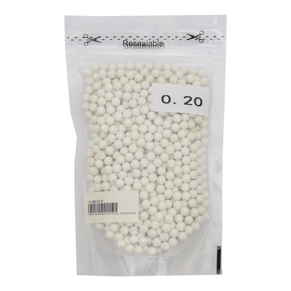 JS-TACTICAL BALL PELLETS 0,20G WHITE 1000 BB (JS-BB0.20-1K)