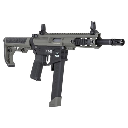 SPECNA ARMS FUCILE ELETTRICO SA-FX01 FLEX BLDC LIGHT OPS STOCK HAL ETU GEN.2 OLIVE (SPE-01-048008)