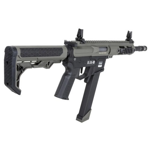 SPECNA ARMS ELECTRIC RIFLE SA-FX01 FLEX BLDC LIGHT OPS STOCK HAL ETU GEN.2 OLIVE (SPE-01-048008)