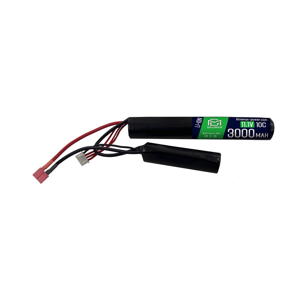 BLUEMAX POWER BATTERIA LI-ION 11.1V x 3000MAH 10C NUNCHUCK DEANS (BM-ION11.1X3000D)
