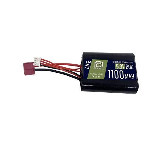 BLUEMAX POWER BATTERIA LI-FE 9.9V X 1100MAH 20C MINI BRICK DEANS (BM-LI9.9X1100MBD)