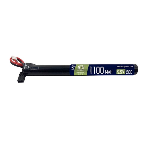 BLUEMAX POWER LI-FE BATTERY 9.9V X 1100MAH 20C CYLINDRICAL (BM-9.9X1100)