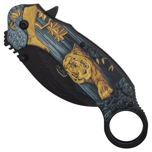 SCK SPRING ASSISTED KARAMBIT FOLDING KNIFE (CW-024)