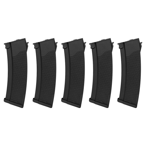 SPECNA ARMS 5x S-MAG HI-CAP MAGAZINES SET 380 ROUNDS FOR J SERIES BLACK (SPE-05-032796)