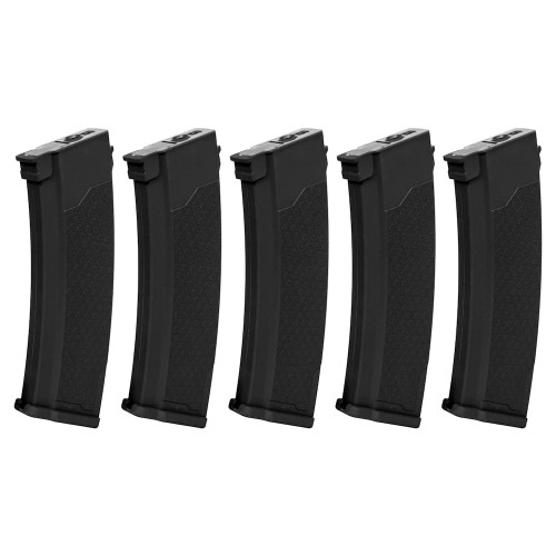 SPECNA ARMS SET 5x CARICATORI HI-CAP S-MAG 380 COLPI PER SERIE J NERO (SPE-05-032796)