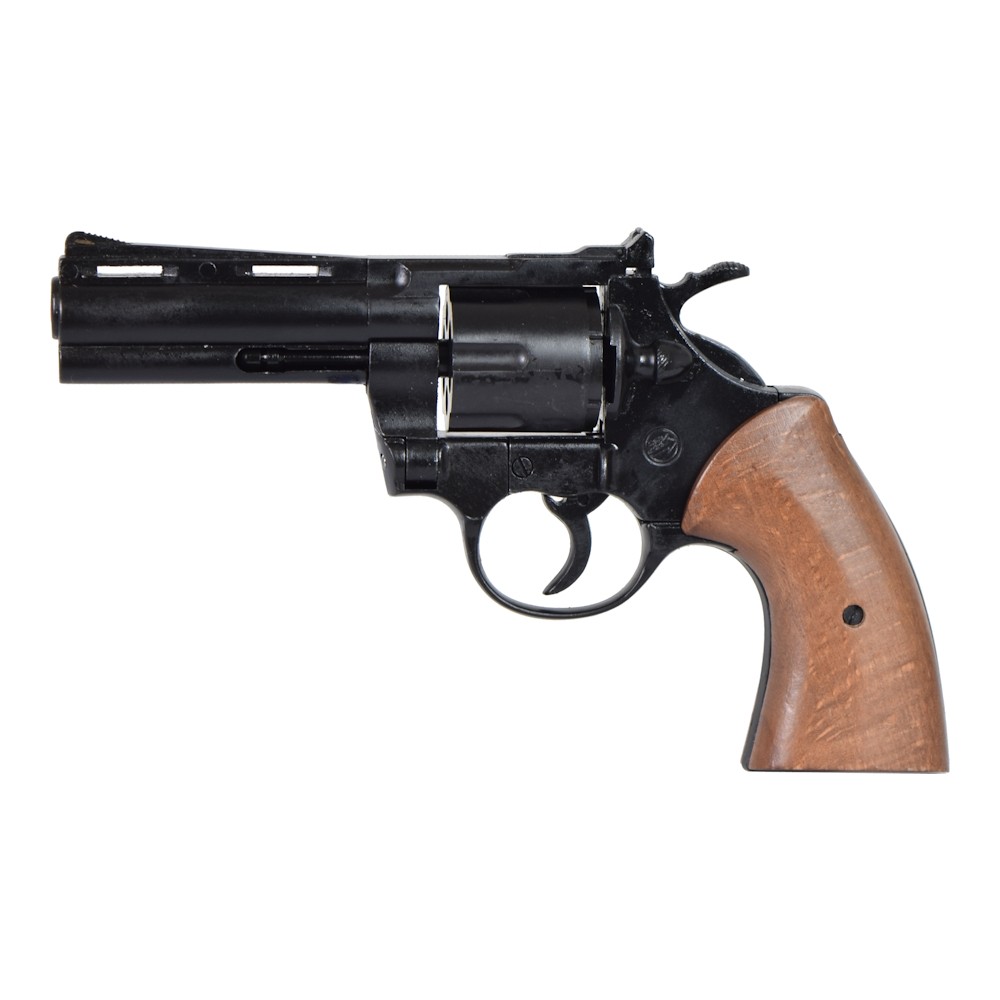 BRUNI BLANK PISTOL TOP FIRING REVOLVER MAGNUM 380 BLACK (BR-700)
