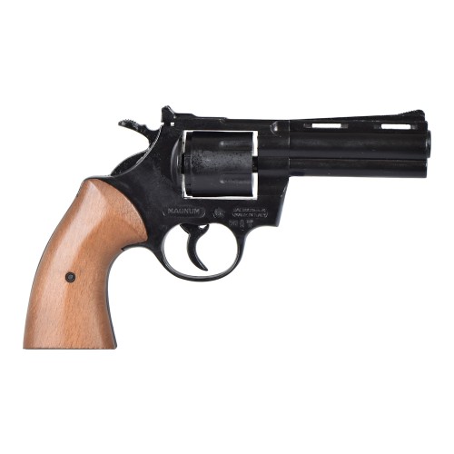 BRUNI BLANK PISTOL TOP FIRING REVOLVER MAGNUM 380 BLACK (BR-700)