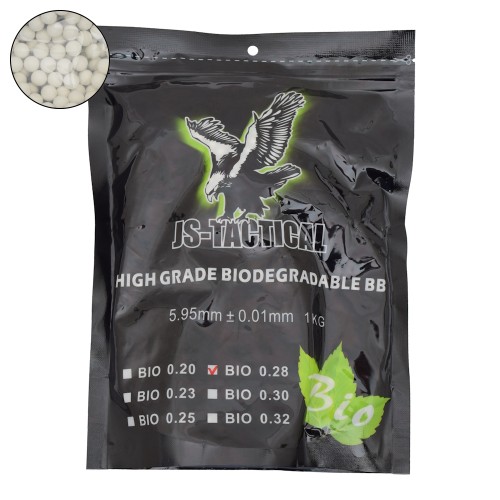 JS-TACTICAL PALLINI BIO 0.28G BIANCHI (JS-BIO0.28)