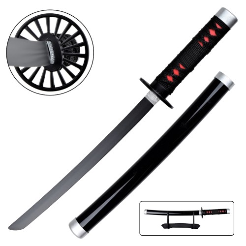 MINI ORNAMENTAL KATANA WITH BAMBOO BLADE (ZS650MI-WD)