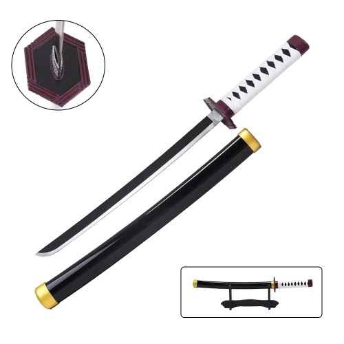 MINI KATANA ORNAMENTALE CON LAMA IN BAMBOO (ZS654MI-WD)