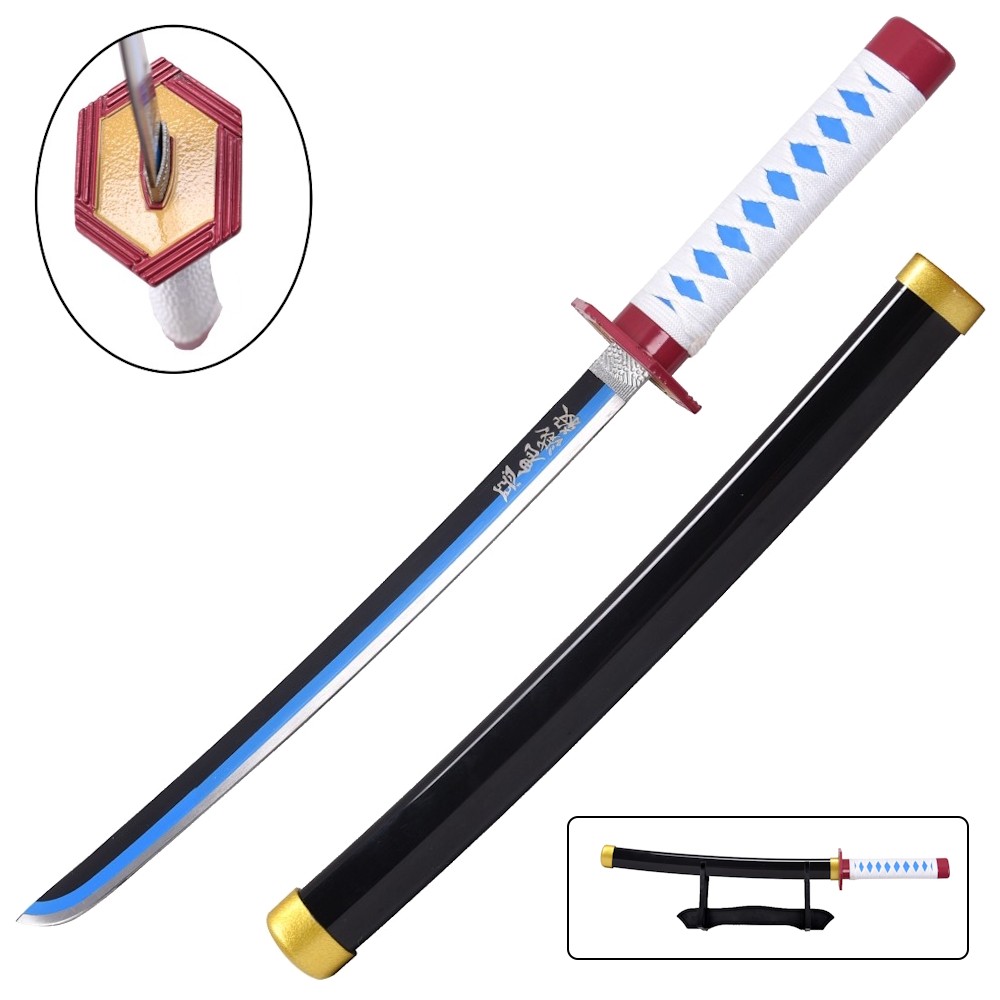 MINI ORNAMENTAL KATANA WITH BAMBOO BLADE (ZS654-BL-MI-WD)