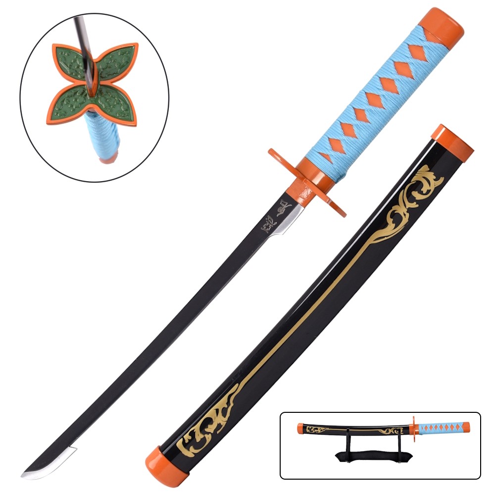 MINI KATANA ORNAMENTALE CON LAMA IN BAMBOO (ZS658BK-MI-WD)