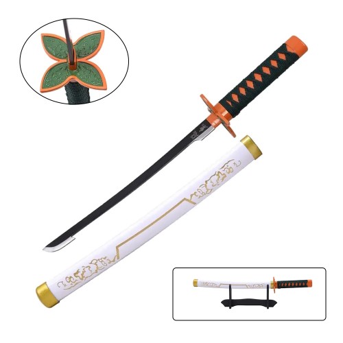 MINI ORNAMENTAL KATANA WITH BAMBOO BLADE (ZS658WMI-WD)