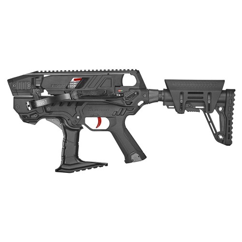 EK ARCHERY REVO 7 SELF COCKING RECURVE CROSSBOW WITH MAGAZINE 90/120 LBS (CR122B)