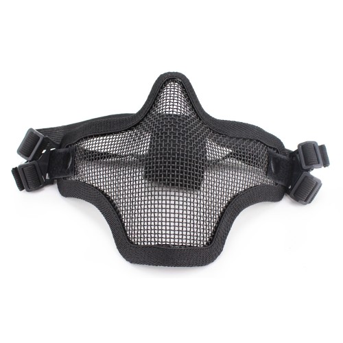 WOSPORT STEEL MESH MASK BLACK (KR001B)