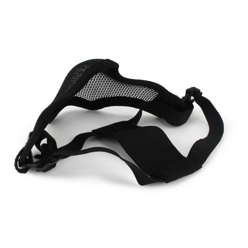 WOSPORT STEEL MESH MASK BLACK (KR001B)