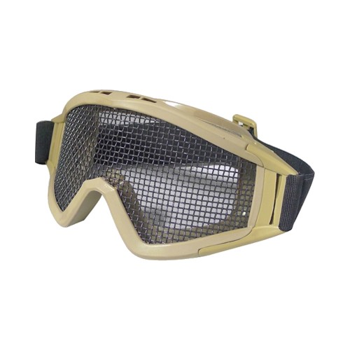 WOSPORT MASCHERA CON RETE METALLICA DARK EARTH (6060T)