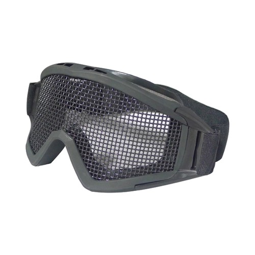 WOSPORT MASCHERA CON RETE METALLICA NERA (6060B)