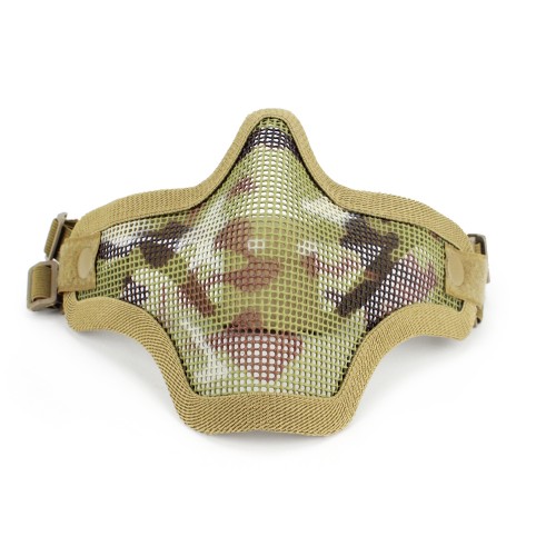 WOSPORT MASCHERA CON RETE METALLICA VEGETATO ITALIANO (KR001TC)