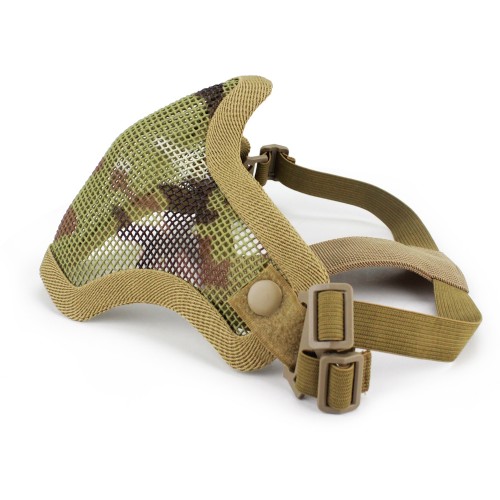 WOSPORT MASCHERA CON RETE METALLICA VEGETATO ITALIANO (KR001TC)