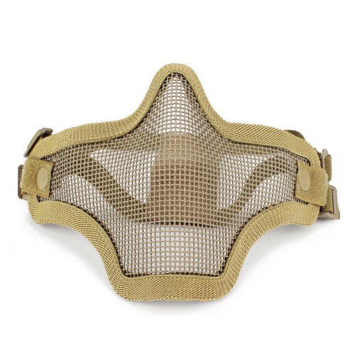 WOSPORT MASCHERA CON RETE METALLICA TAN (KR001T)