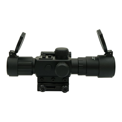 JS-TACTICAL RIFLE SCOPE 30MM LENS 4X ZOOM WITH RED LASER (JS-4X30IR)